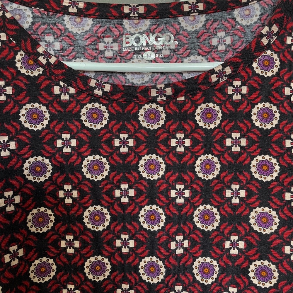 Bongo Patterned Bodycon Dress